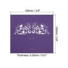 Unique Bargains Hollow Lace Cut Design Foldable Blank Party Greeting Cards 50 Pcs - 2 of 4