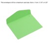 Unique Bargains Greeting Notes Party Paper Blank Business Card Holder Mini Envelopes - 4 of 4