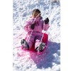 Slippery Racer Downhill Sprinter Flexible Kids Toddler Plastic Cold-Resistant Toboggan Snow Sled with Pull Rope and Handles, Blue (20 Pack) - 3 of 4