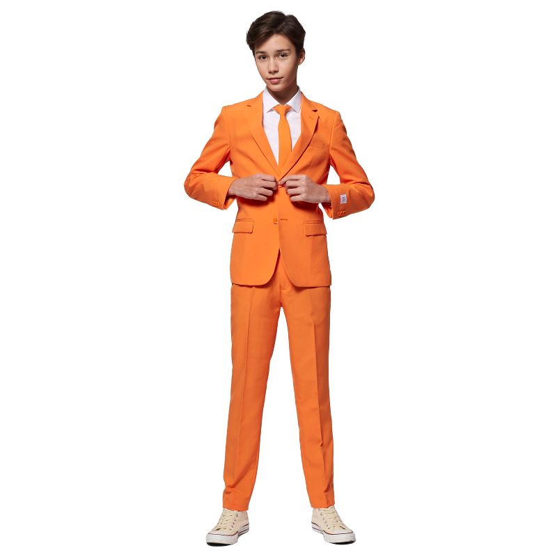 OppoSuits Teen Boys Solid Color Suits, 1 of 6