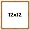 PosterPalooza | Square Classic Modern Gold Picture Frame - UV Acrylic, Foam Board Backing, Hanging Hardware - 2 of 4