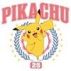 Mens Pokemon Happy Collegiate Pikachu T Shirt - 2 of 4