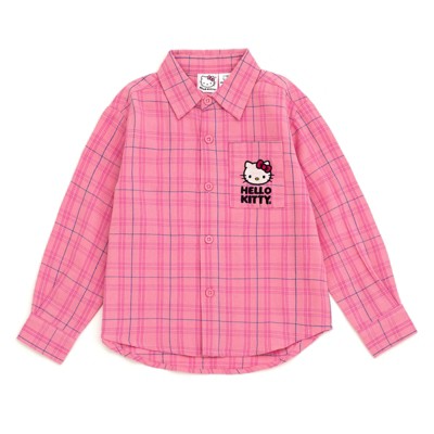 Hello Kitty Button Down Dress Shirt Sizes (2T - 14-16)