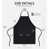 12-Pack Unisex Bib Aprons - Water-Resistant with 2 Pockets, Ideal for Restaurants, Events, and Team Use, Machine Washable - 2 of 4