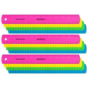 12 Flexible Ruler 1ct - Up&Up?*asst colors - D3 Surplus Outlet