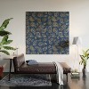 Cynthia Haller Classic blue and gold paisley Wood Wall Mural - Society6 - 2 of 2