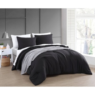 Anniston 8pc Enzyme Washed Comforter with Throw - Geneva Home Fashion