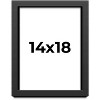 PosterPalooza | Flat Black Picture Frame - UV Acrylic, Foam Board Backing, Hanging Hardware - 2 of 4