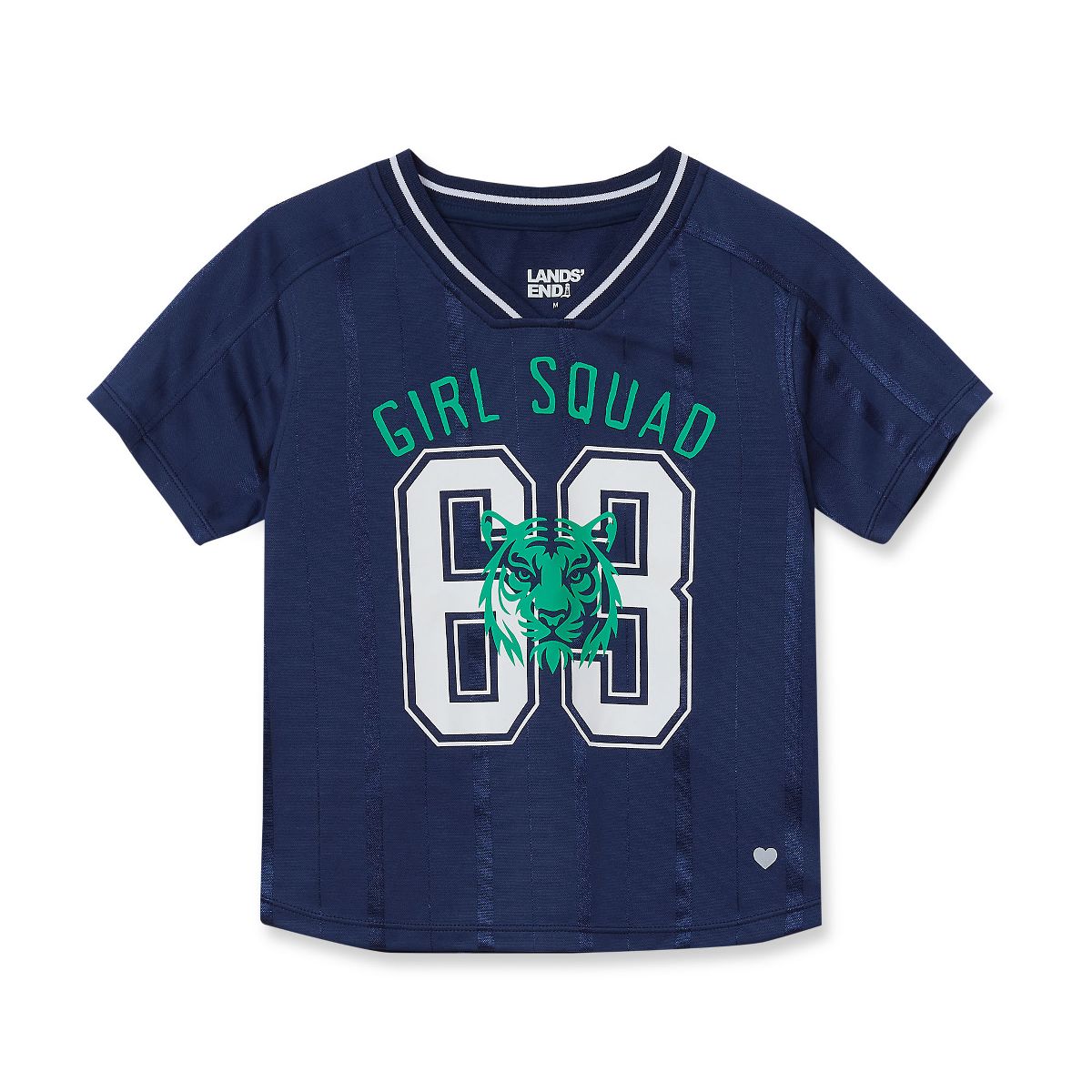 Lands' End Kids Short Sleeve Soccer Jersey Top