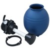 vidaXL Pool Sand Filter with 4 Position Valve Blue 11.8" - 4 of 4