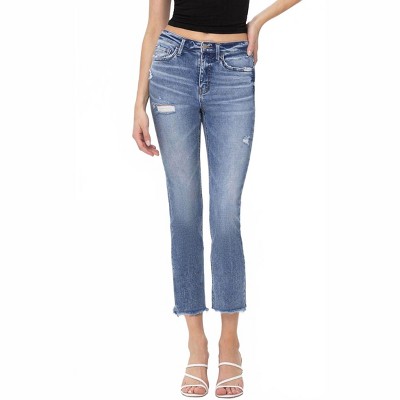 Women's High Rise Slim Straight - FLYING MONKEY 25