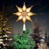 Kurt Adler 10-Inch 18-Light LED Multifunction 8-point Star Treetop - 2 of 3