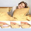 LuxClub 2 PC Performance Microfiber Solid Pillowcase Set - 2 of 3