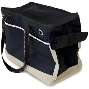 Dogo Pet Fashions Big Black Tote Pet Carrier Bag - 1 of 4
