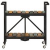 vidaXL Kitchen Trolley 34.2 in.x14.2 in.x31.9 in. Solid Reclaimed Wood - 2 of 4