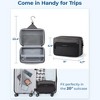 Toiletry Bag , Hanging Dopp Kit Water Resistant Shaving Bag - Large Travel makeup Bag - 3 of 4