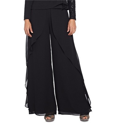 Adrianna Papell Womens Draped Dress Pants