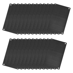 Unique Bargains Stainless Steel DIY Laser Printing Office Engraving Blank Cards 25 Pcs - 1 of 4