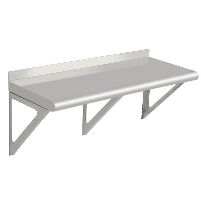 Stainless Steel Wall Shelves for Kitchen, Garage & Bars - Backsplash & Brackets