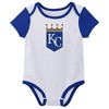 MLB Kansas City Royals Infant Boys' 3pk Bodysuit - 2 of 4