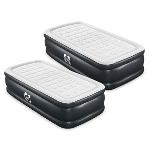 Sealy Tritech 20" Twin-Sized Inflatable Air Mattress Bed with Built-in Pump, Storage Bag, and Repair Patch, for Indoor and Outdoor Use, 2 Pack - 1 of 4