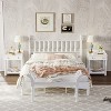 TiramisuBest 43" Solid Oak Wood Bench with Woven Cane Seat, Natural Dining Bench for Bedroom, Entryway, Living Room, Compact & Breathable - 2 of 4