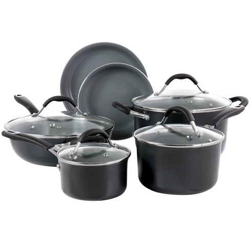 Select By Calphalon 8pc Hard-anodized Non-stick Cookware Set : Target