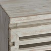 Crestview Collection Hudson 32" Wide Slat Door Accent Cabinet - 4 of 4