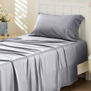 Bedsure | Rayon Derived from Bamboo Sheet Set Stay Cool & Comfy - 1 of 4