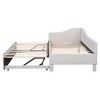 KIGFTSOD Twin Size Upholstered L-Shaped Upholstered Daybed with Pop Up Trundle - 4 of 4