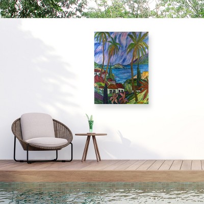 Manor Shadian Tropical Paradise Outdoor Canvas Art