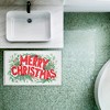 Stupell Industries Retro Merry Christmas & Foliage Printed Plush Bath Mat And Bath Rug, Design By Heather Mclaughlin, 18"X30" - 3 of 4