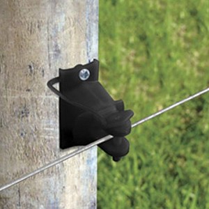Field Guardian PatriotPatriot Wood Post Pinlock Insulator Nails High Density Polyethylene Black 25 Pack - 1 of 1