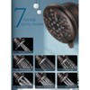 Cobbe High Pressure Filtered 7 Modes Shower Heads, 16 Stage Shower Head Filter for Hard Water for Remove Chlorine, Oil Rubbed Bronze, 5 Inch Round - 3 of 4
