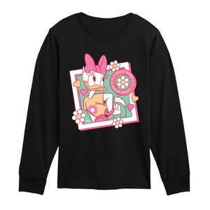 Boys' - Disney - Daisy Frame Long Sleeve Graphic T-Shirt - 1 of 3