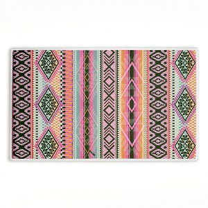 Stupell Industries Subtle Boho Geometrics Printed Plush Bathroom Floor Mat, design by Jennifer Ellory - 1 of 4