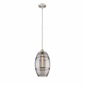 Vaz - 1 Light Stem Hung Mini Pendant In Industrial Style-18 Inches Tall and 10 Inches Wide - 1 of 1