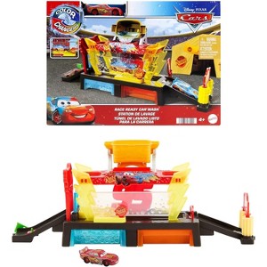 Disney and Pixar Cars Color Changers Race Ready Car Wash Playset - 1 of 4
