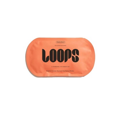 Loops Rejuvenating Hydrogel Eye Masks - 1set : Target