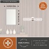 VAXCEL Levitt 2 Light Mid Century Modern Industrial Bathroom Vanity Fixture Clear Glass - 4 of 4