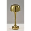 Adesso Jimmy Cordless Table Lamp: 15" LED, 3-Level Dimmer, Metal Dome, No Assembly Required - 3 of 3