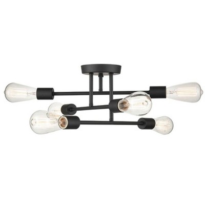 Millennium Lighting Decco 6 - Light Pendant in  Matte Black