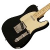 Sawtooth ET Series Electric Guitar, Black with Aged White Pickguard - 3 of 4