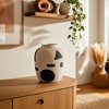 Boho Geometric Ceramic Vase - Textured Decorative Accent - Modern Home & Office Decor - Tabletop Centerpiece for Living Room, Bedroom & More - 2 of 4