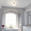 Vaxcel Huntley 1 - Light Semi-Flush Mount in  Natural Brass - 2 of 4
