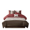 7Pcs Comforter Set, Solid Bedding Set, Polyester Bed Comforter - 2 of 4
