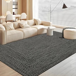 Acekool 5x7 Washable Braided Rug – Thin Non-Slip Floor Mat for Kitchen, Bedroom & Living Room - 1 of 4