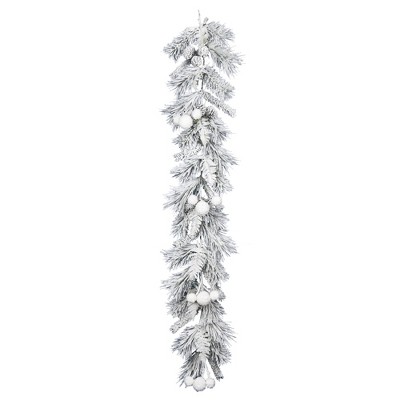 Vickerman 6' Frosted Beacon Pine Artificial Christmas Garland, Unlit