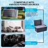 21QT 12V Car Refrigerator - Portable Fridge Cooler (-7.6℉~50℉) for Camping/RV/Truck, Low Power, Fast Cooling, Battery Protection, Dual-Use - 2 of 4