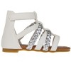 bebe Toddler Girls' Sandals - Open Toe Flat Sandals Comfy Summer Flats for Toddler and Little Kids - 2 of 4